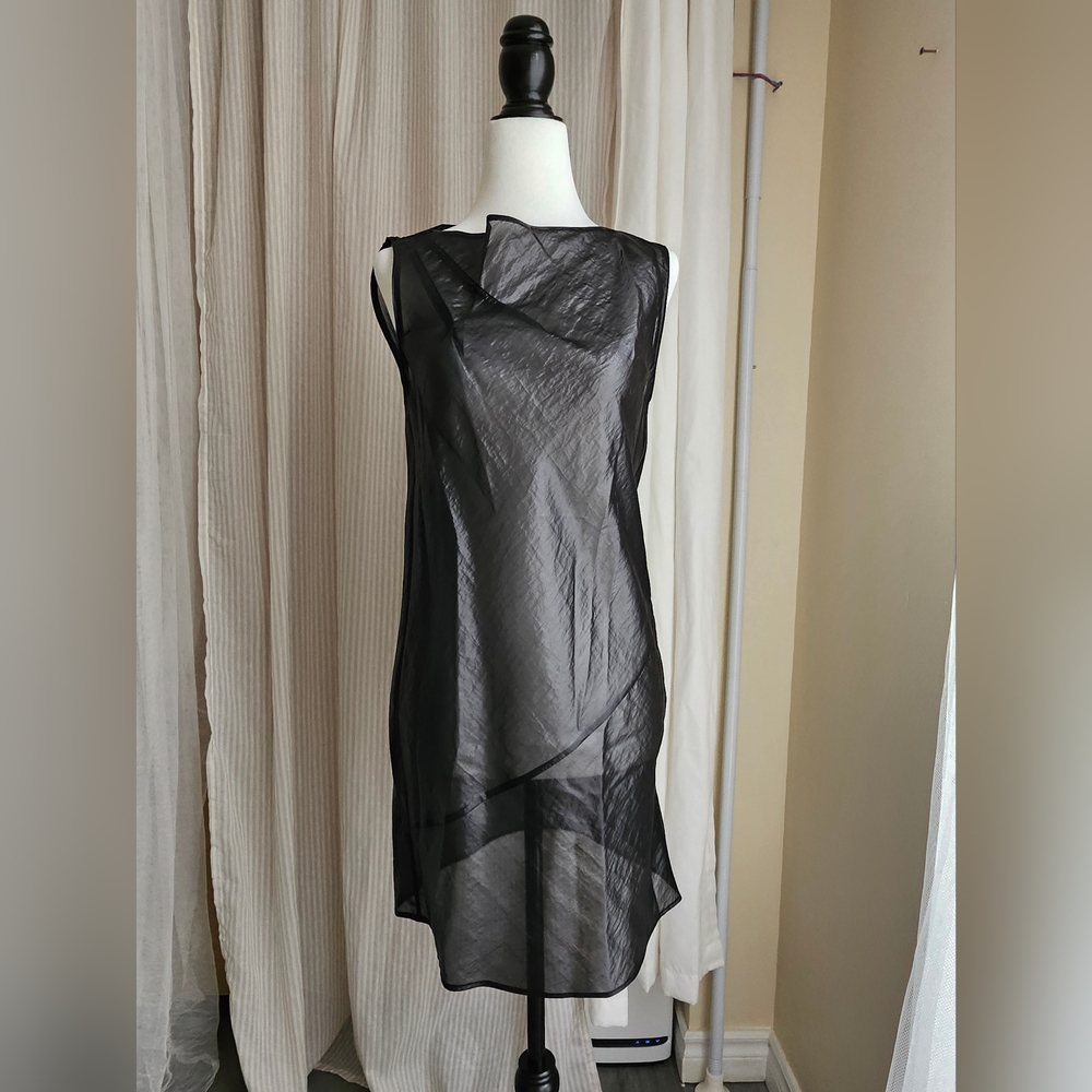 ZARA×STEVEN MEISEL NEW YORK LIMITED EDITION SEMI-SHEER DRESS